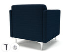 Office furniture napa-slim-arm-75cm-wide-armchair-in-camira-era-fabric-with-socket Dynamic  Ebony Wood Colour Prime 