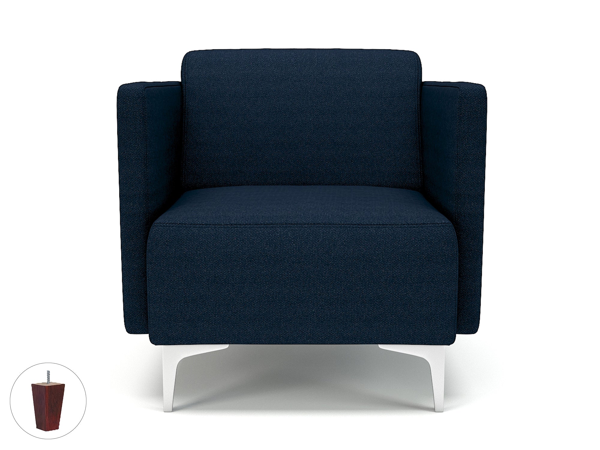Office furniture napa-slim-arm-75cm-wide-armchair-in-camira-era-fabric Dynamic  Matt Black Colour Prime 