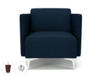 Office furniture napa-slim-arm-75cm-wide-armchair-in-camira-era-fabric-with-socket Dynamic  Matt Black Colour Prime 