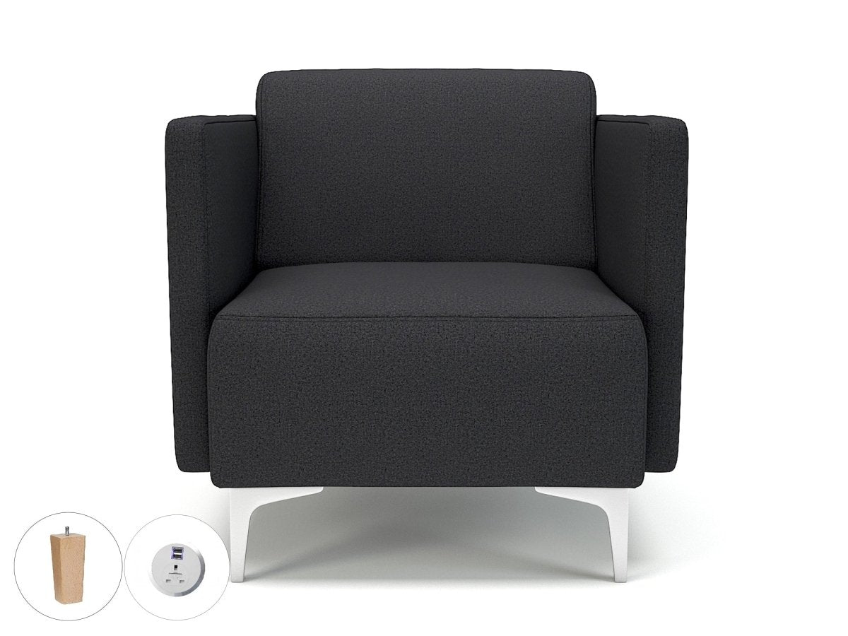 napa-slim-arm-75cm-wide-armchair-in-warwick-dolly-fabric-with-socket Dynamic  Light Wood Colour Marmalade 