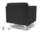 napa-slim-arm-75cm-wide-armchair-in-warwick-dolly-fabric-with-socket Dynamic  Matt Black Colour Marmalade 