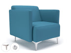 Office furniture napa-slim-arm-75cm-wide-armchair-in-warwick-dolly-fabric-with-socket Dynamic   Colour  
