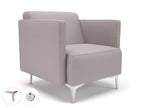 Office furniture napa-slim-arm-75cm-wide-armchair-in-warwick-dolly-fabric-with-socket Dynamic   Colour  