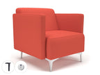 Office furniture napa-slim-arm-75cm-wide-armchair-in-warwick-dolly-fabric-with-socket Dynamic   Colour  