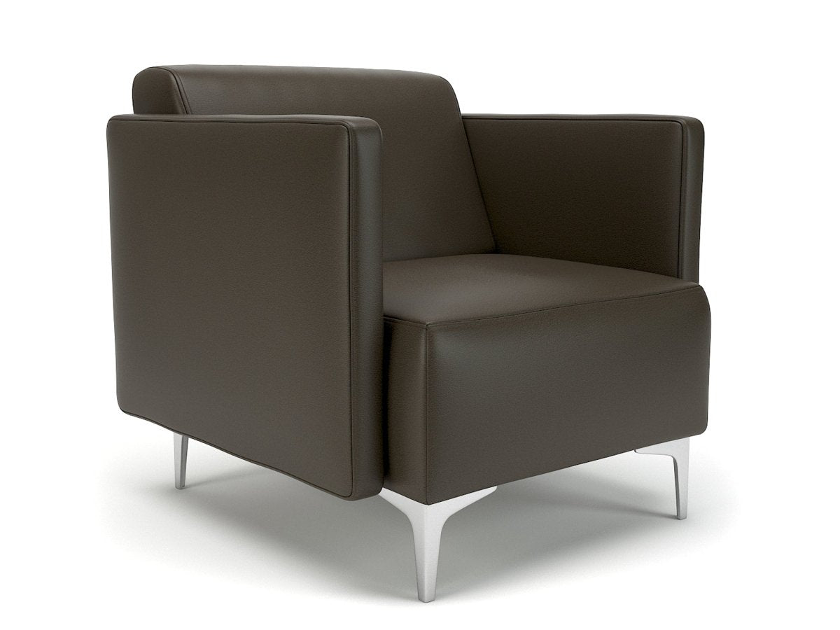Office furniture napa-slim-arm-75cm-wide-armchair-in-cristina-marrone-ultima-faux-leather Dynamic   Colour  