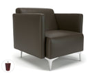 Office furniture napa-slim-arm-75cm-wide-armchair-in-cristina-marrone-ultima-faux-leather Dynamic   Colour  