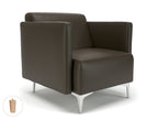 Office furniture napa-slim-arm-75cm-wide-armchair-in-cristina-marrone-ultima-faux-leather Dynamic   Colour  