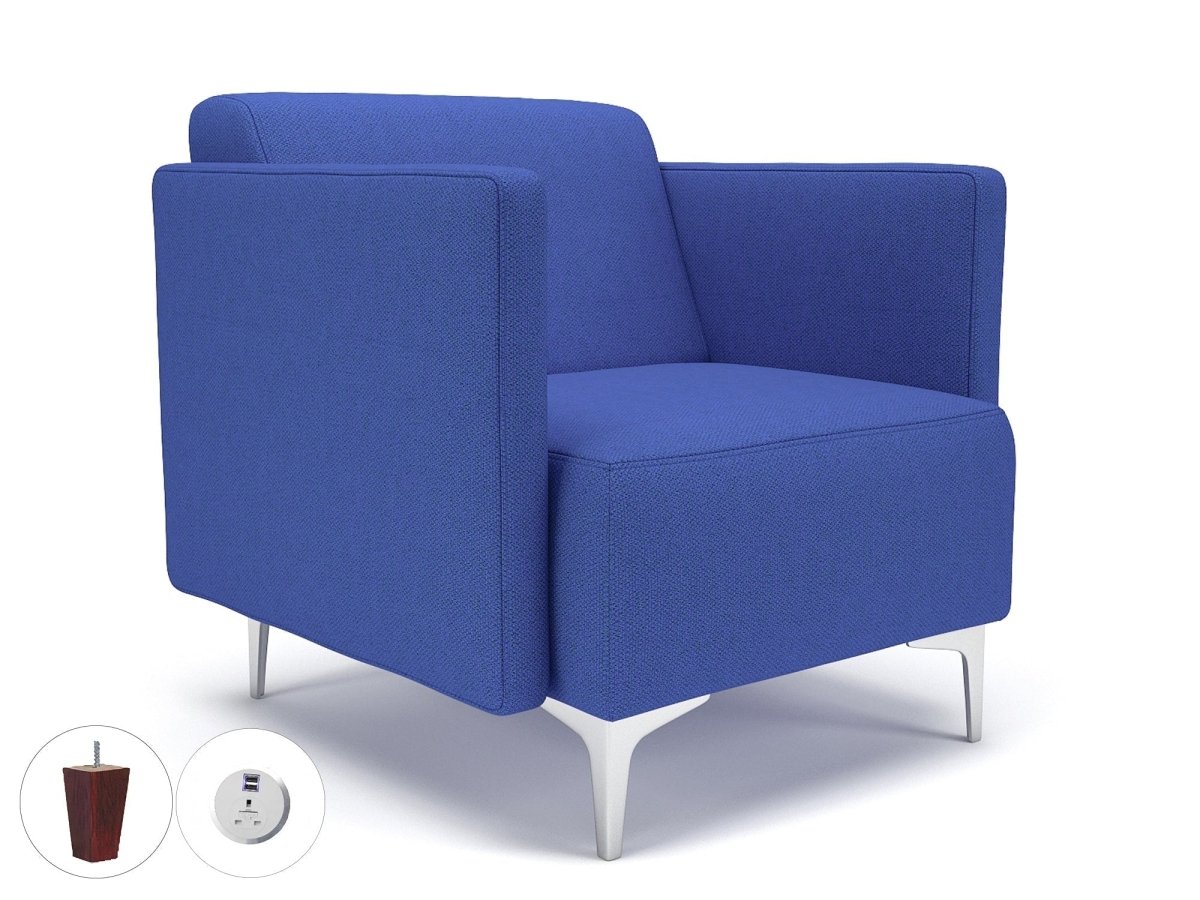 Office furniture napa-slim-arm-75cm-wide-armchair-in-camira-era-fabric-with-socket Dynamic   Colour  