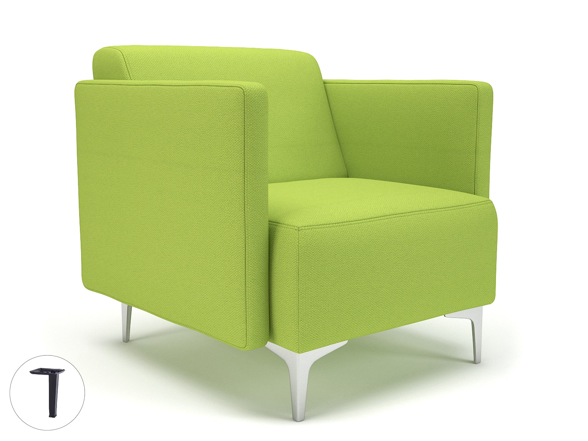 Office furniture napa-slim-arm-75cm-wide-armchair-in-camira-era-fabric Dynamic   Colour  