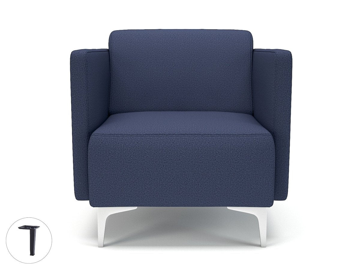 Office furniture napa-slim-arm-75cm-wide-armchair-in-warwick-dolly-fabric-with-socket Dynamic   Colour  