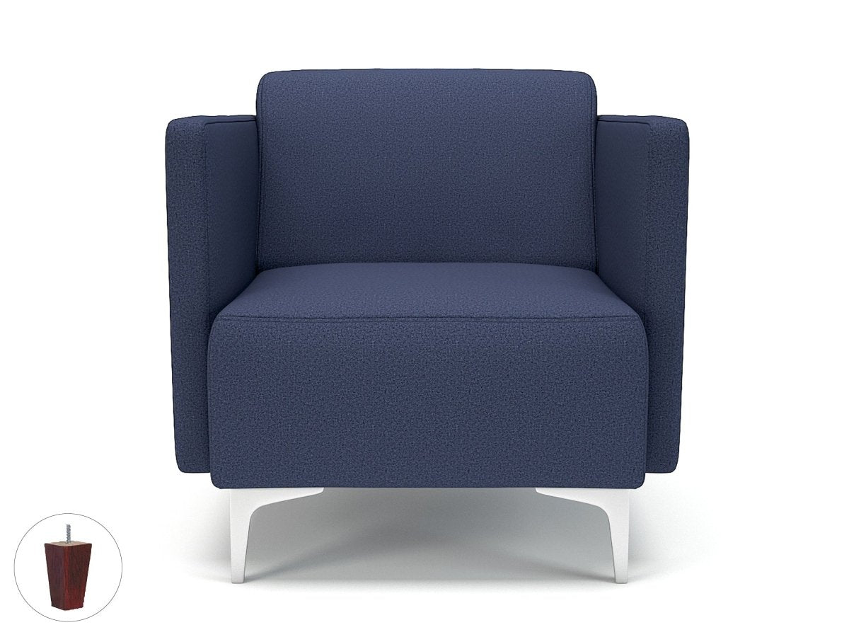 Office furniture napa-slim-arm-75cm-wide-armchair-in-warwick-dolly-fabric-with-socket Dynamic   Colour  