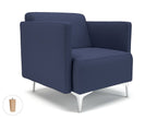 Office furniture napa-slim-arm-75cm-wide-armchair-in-warwick-dolly-fabric-with-socket Dynamic   Colour  