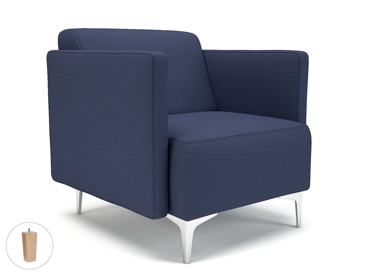 Office furniture napa-slim-arm-75cm-wide-armchair-in-warwick-dolly-fabric-with-socket Dynamic   Colour  