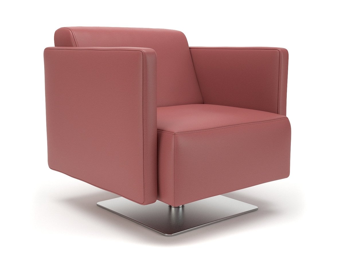 Office furniture napa-slim-arm-75cm-wide-swivel-armchair-in-cristina-marrone-ultima-faux-leather Dynamic   Colour Taupe 