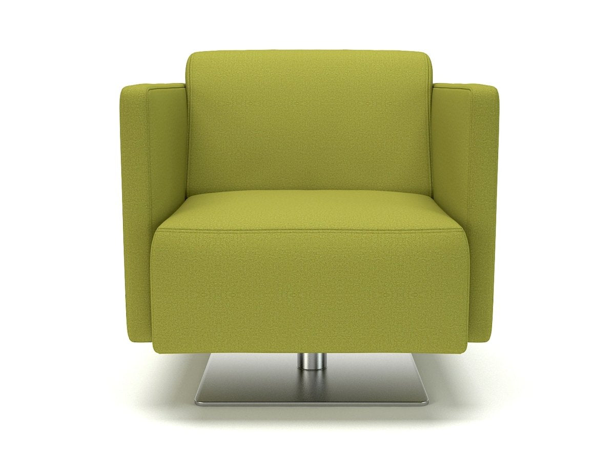 Office furniture napa-slim-arm-75cm-wide-swivel-armchair-in-warwick-dolly-fabric-with-socket Dynamic  Colour Citron