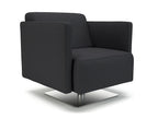 Office furniture napa-slim-arm-75cm-wide-swivel-armchair-in-warwick-dolly-fabric-with-socket Dynamic  Colour Ebony