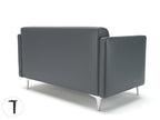 Office furniture napa-slim-arm-125cm-wide-sofa-in-cristina-marrone-ultima-faux-leather Dynamic  Ebony Wood Colour Chalk 