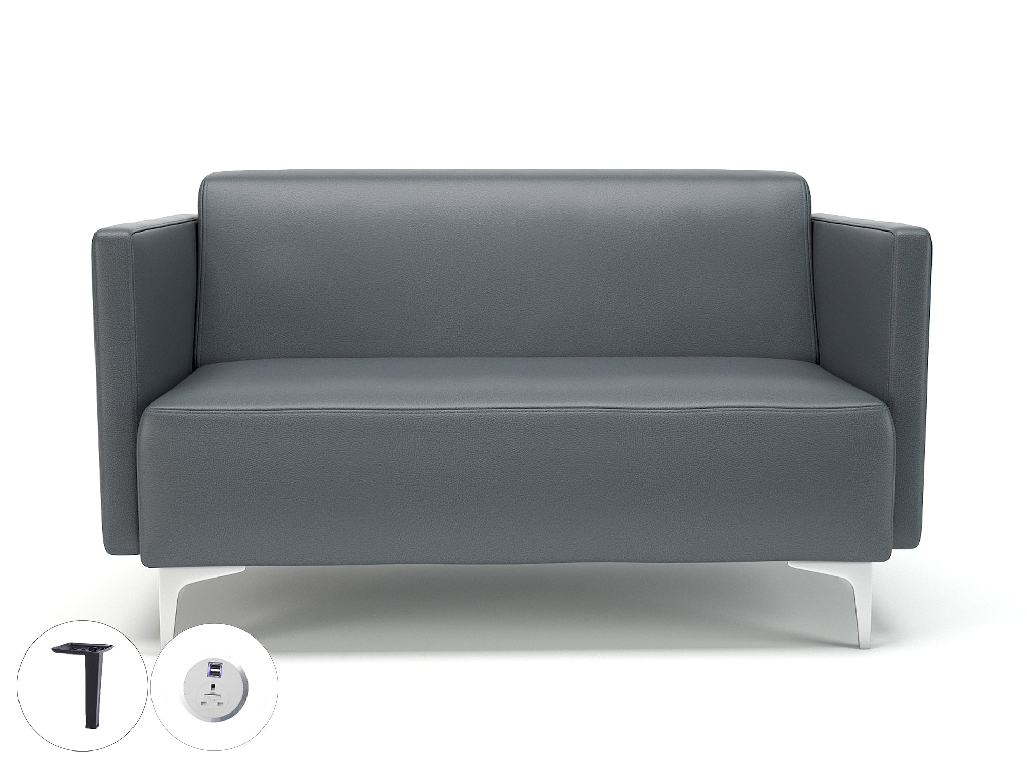 napa-slim-arm-125cm-wide-sofa-in-cristina-marrone-ultima-faux-leather-with-socket Dynamic  Chrome Colour Chalk 