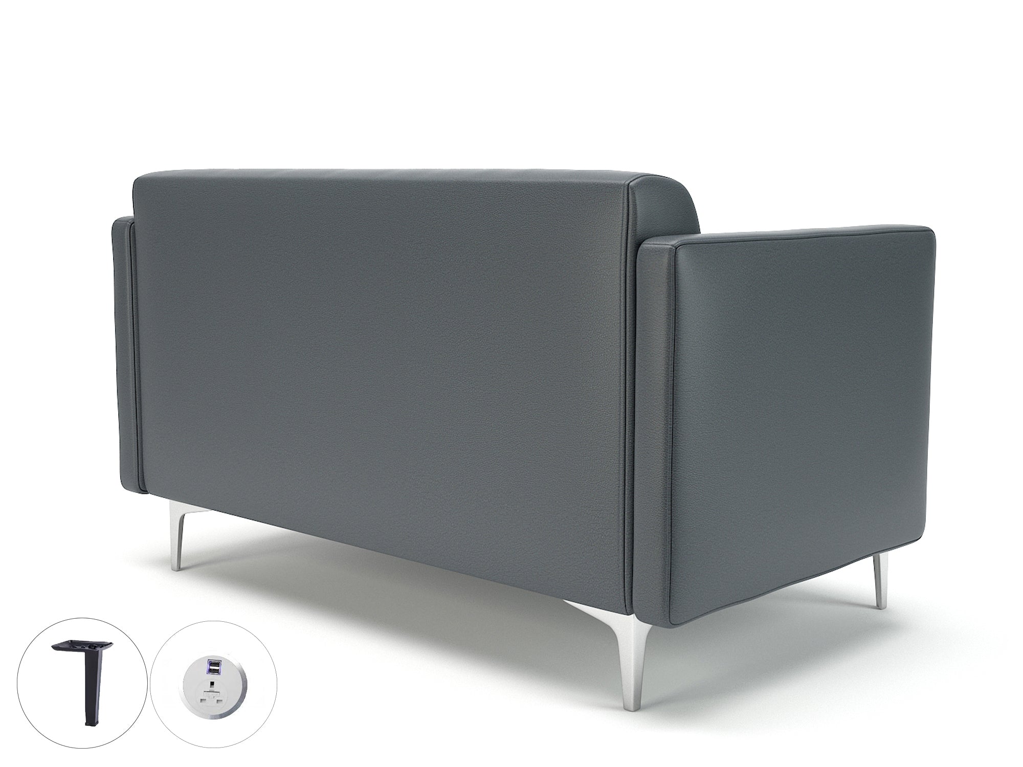 napa-slim-arm-125cm-wide-sofa-in-cristina-marrone-ultima-faux-leather-with-socket Dynamic  Ebony Wood Colour Chalk 