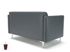 Office furniture napa-slim-arm-125cm-wide-sofa-in-cristina-marrone-ultima-faux-leather Dynamic  Chrome Colour Chilli 