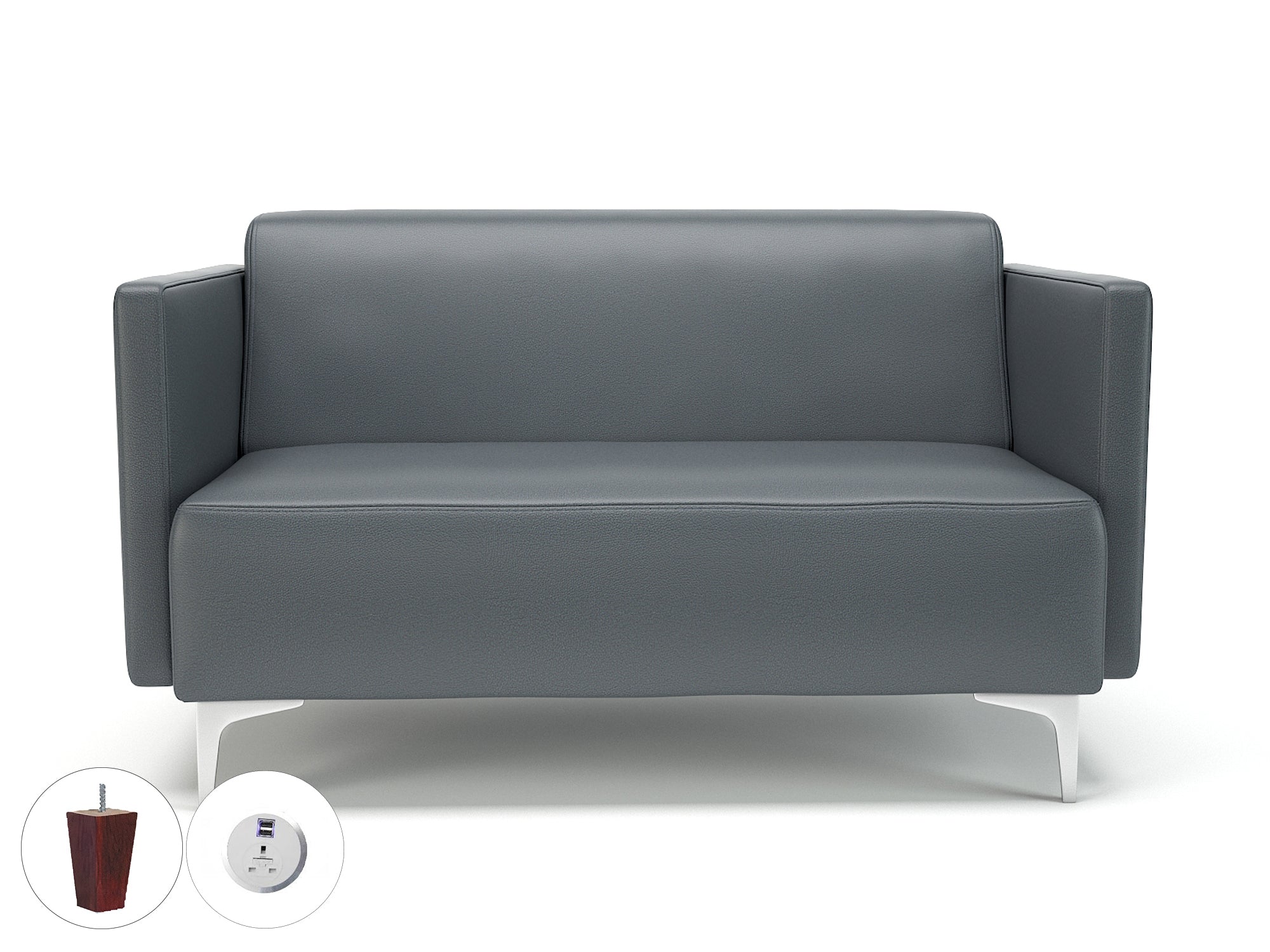 napa-slim-arm-125cm-wide-sofa-in-cristina-marrone-ultima-faux-leather-with-socket Dynamic  Matt Black Colour Chalk 