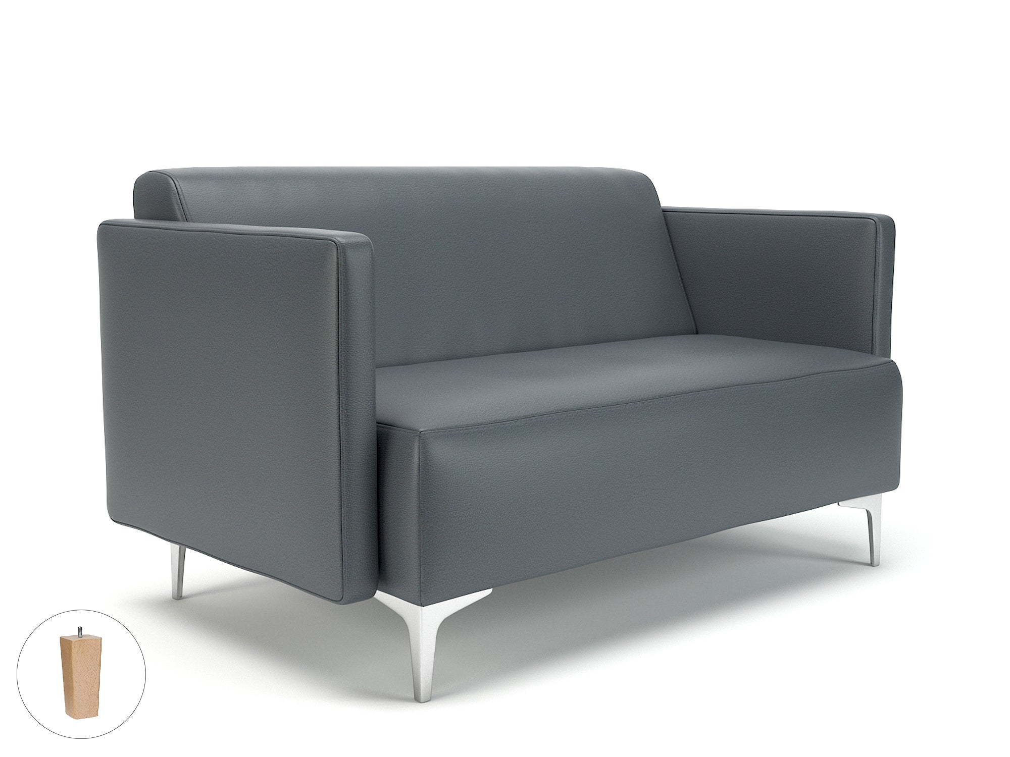 napa-slim-arm-125cm-wide-sofa-in-cristina-marrone-ultima-faux-leather Dynamic  Ebony Wood Colour Chilli 