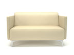 Office furniture napa-slim-arm-125cm-wide-sofa-in-cristina-marrone-ultima-faux-leather Dynamic  Ebony Wood Colour Cream 