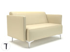 Office furniture napa-slim-arm-125cm-wide-sofa-in-cristina-marrone-ultima-faux-leather Dynamic  Matt Black Colour Cream 