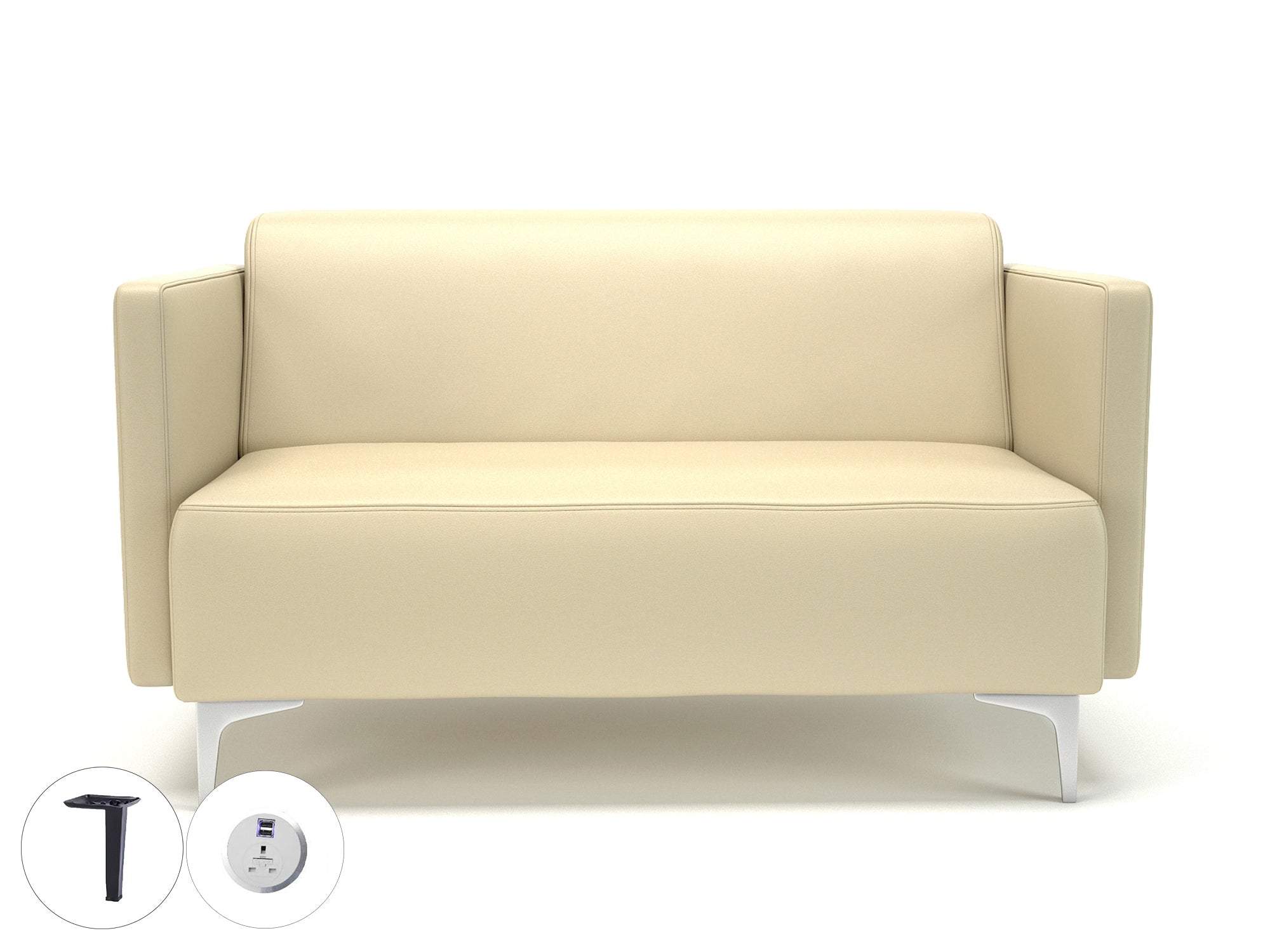 napa-slim-arm-125cm-wide-sofa-in-cristina-marrone-ultima-faux-leather-with-socket Dynamic  Chrome Colour Mocha 