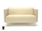 Office furniture napa-slim-arm-125cm-wide-sofa-in-cristina-marrone-ultima-faux-leather Dynamic  Matt Black Colour Mocha 
