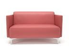 Office furniture napa-slim-arm-125cm-wide-sofa-in-cristina-marrone-ultima-faux-leather Dynamic  Ebony Wood Colour Taupe 