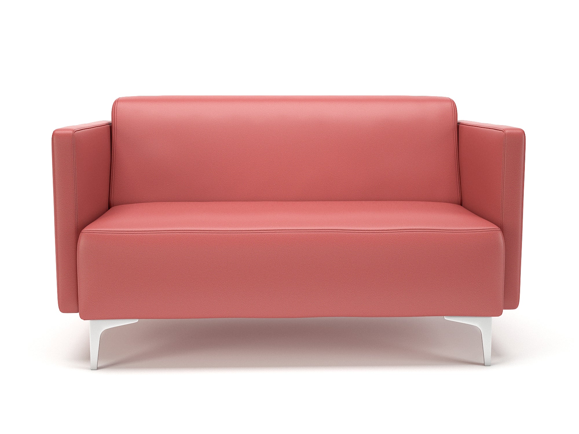 Office furniture napa-slim-arm-125cm-wide-sofa-in-cristina-marrone-ultima-faux-leather Dynamic  Ebony Wood Colour Taupe 