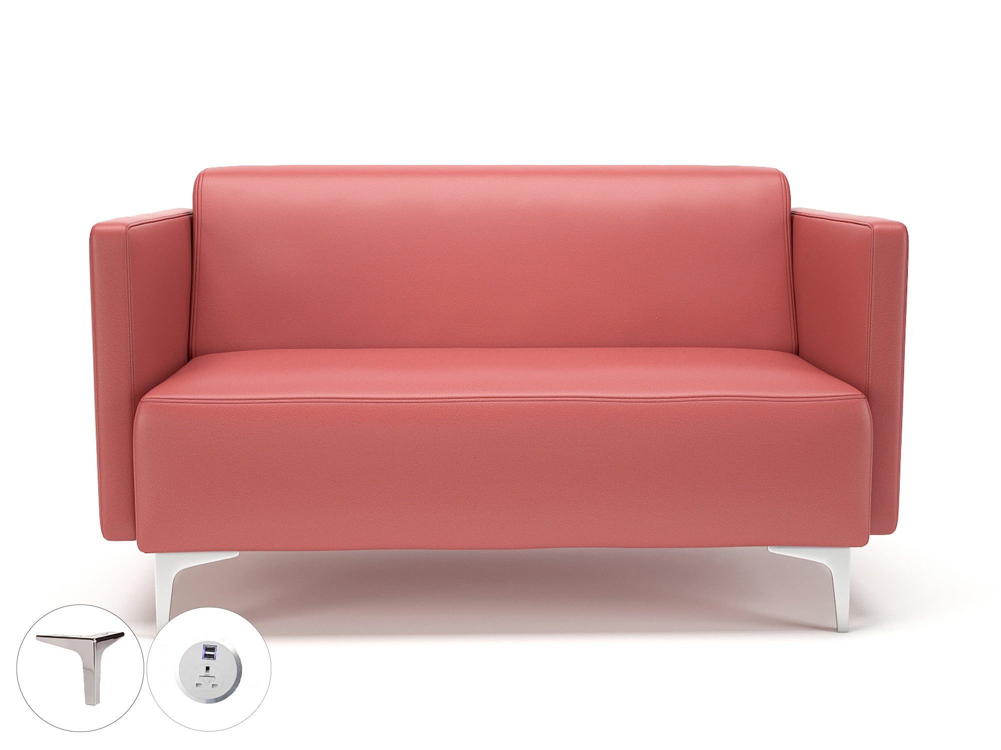 napa-slim-arm-125cm-wide-sofa-in-cristina-marrone-ultima-faux-leather-with-socket Dynamic  Ebony Wood Colour Taupe 