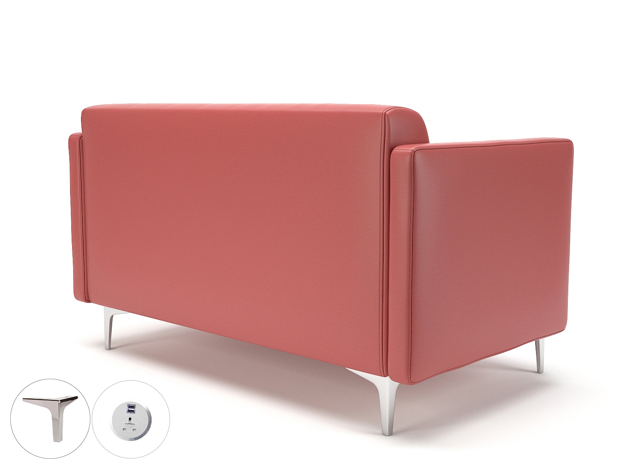napa-slim-arm-125cm-wide-sofa-in-cristina-marrone-ultima-faux-leather-with-socket Dynamic  Light Wood Colour Taupe 