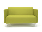 Office furniture napa-slim-arm-125cm-wide-sofa-in-warwick-dolly-fabric Dynamic  Ebony Wood Colour Citron 