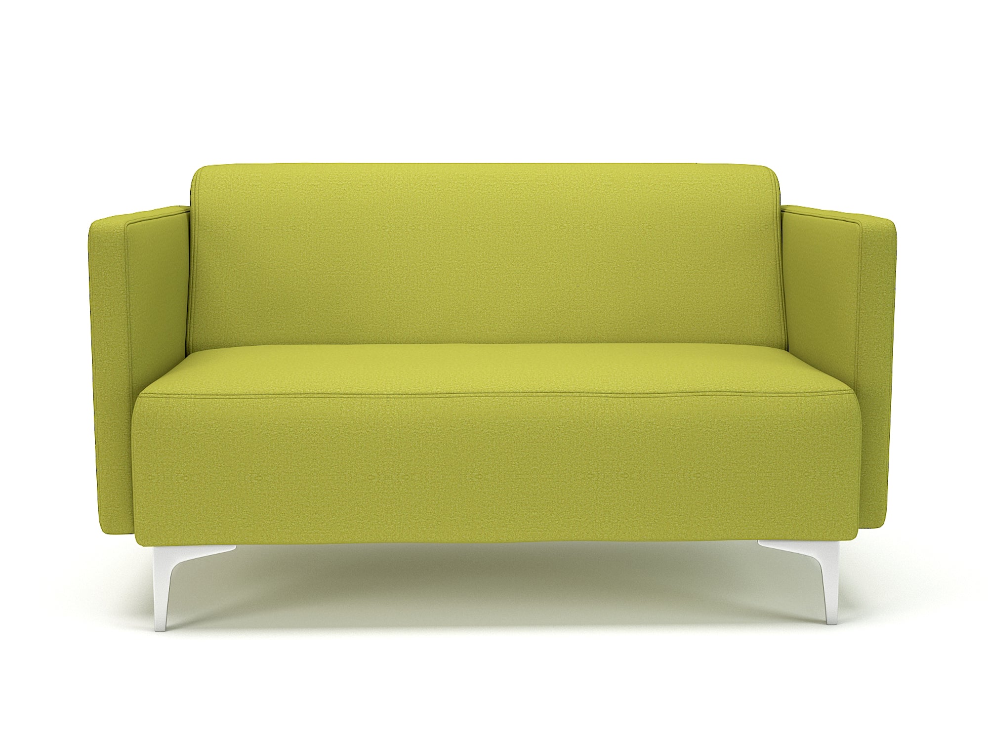 Office furniture napa-slim-arm-125cm-wide-sofa-in-warwick-dolly-fabric Dynamic  Ebony Wood Colour Citron 