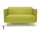 Office furniture napa-slim-arm-125cm-wide-sofa-in-warwick-dolly-fabric Dynamic  Chrome Colour Denim 
