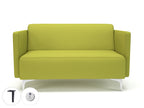 Office furniture napa-slim-arm-125cm-wide-sofa-in-warwick-dolly-fabric-with-socket Dynamic  Chrome Colour Denim 