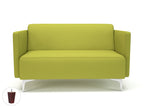 Office furniture napa-slim-arm-125cm-wide-sofa-in-warwick-dolly-fabric Dynamic  Matt Black Colour Denim 