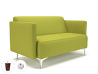 Office furniture napa-slim-arm-125cm-wide-sofa-in-warwick-dolly-fabric-with-socket Dynamic  Light Wood Colour Denim 