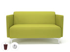 Office furniture napa-slim-arm-125cm-wide-sofa-in-warwick-dolly-fabric-with-socket Dynamic  Matt Black Colour Denim 
