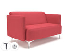 Office furniture napa-slim-arm-125cm-wide-sofa-in-camira-era-fabric-with-socket Dynamic  Matt Black Colour Cycle 