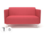 Office furniture napa-slim-arm-125cm-wide-sofa-in-camira-era-fabric-with-socket Dynamic  Chrome Colour Everlasting 