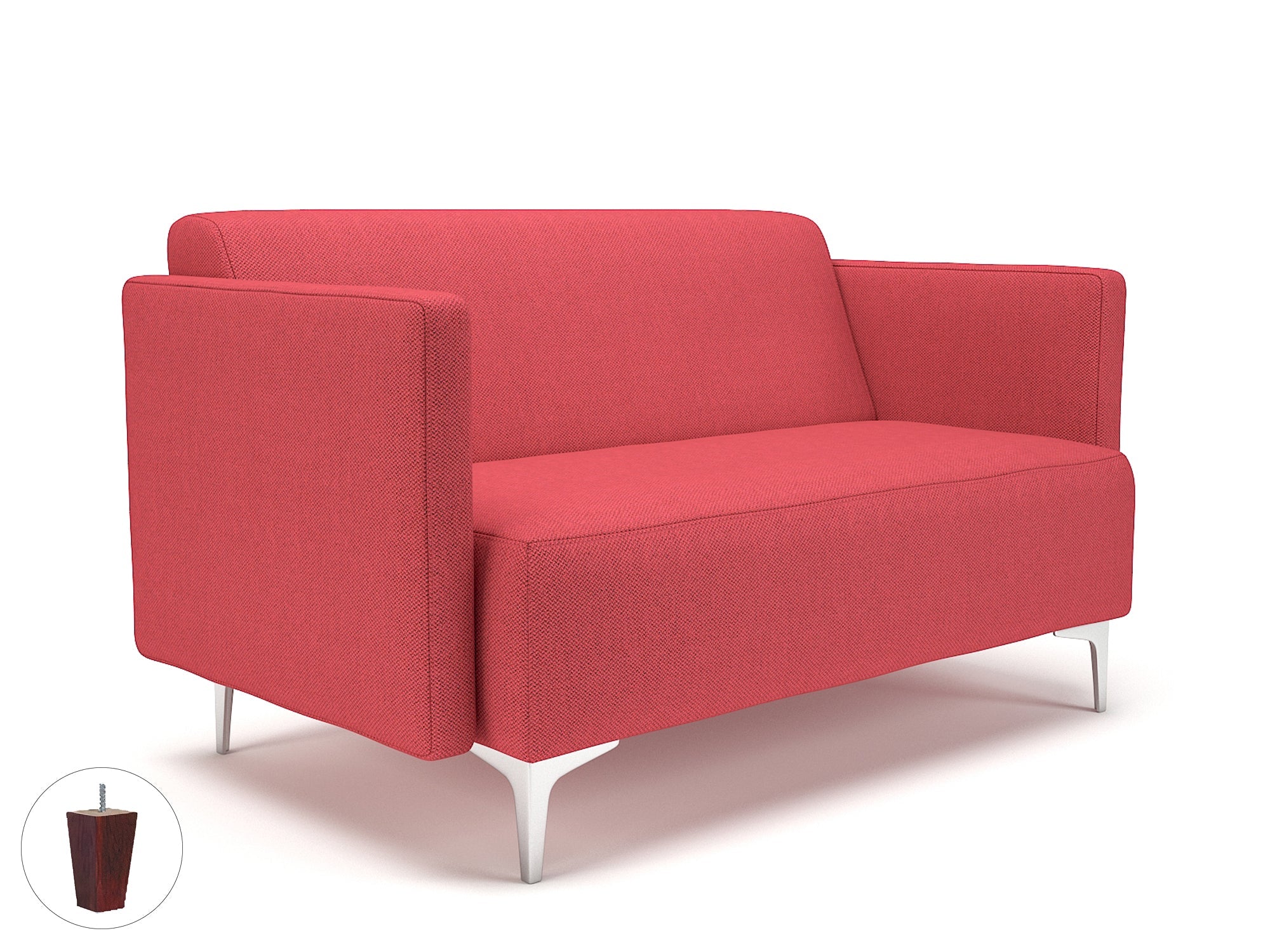 Office furniture napa-slim-arm-125cm-wide-sofa-in-camira-era-fabric Dynamic  Light Wood Colour Everlasting 