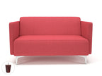 Office furniture napa-slim-arm-125cm-wide-sofa-in-camira-era-fabric Dynamic  Matt Black Colour Everlasting 
