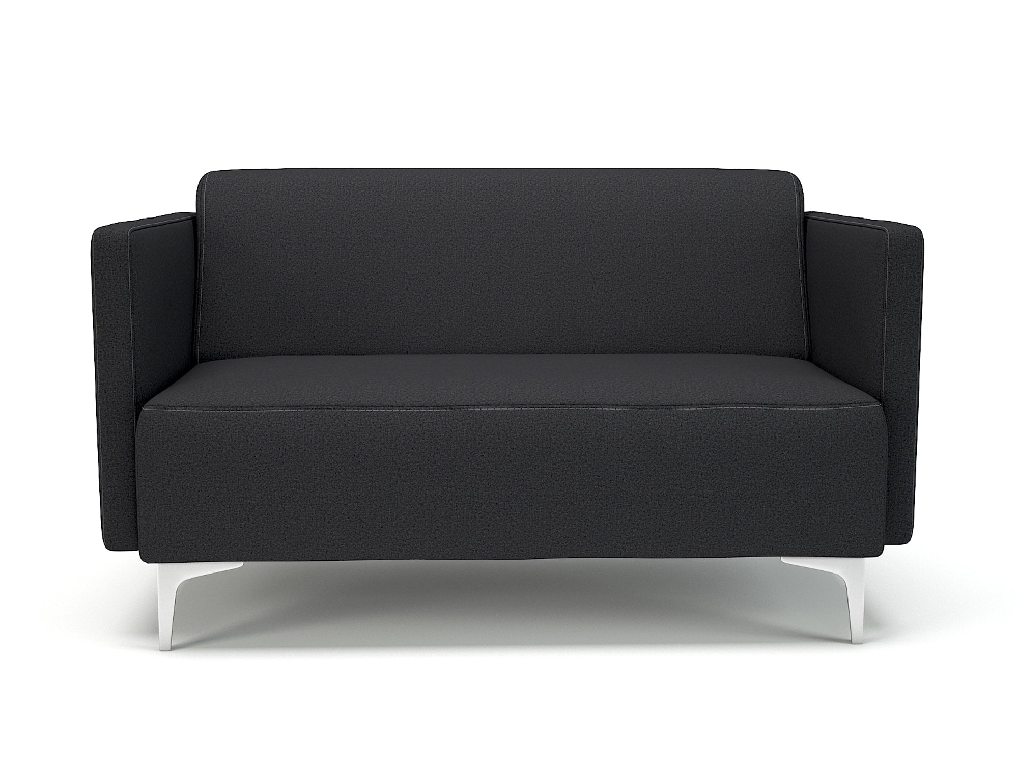 Office furniture napa-slim-arm-125cm-wide-sofa-in-warwick-dolly-fabric Dynamic  Ebony Wood Colour Lagoon 