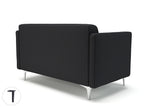 Office furniture napa-slim-arm-125cm-wide-sofa-in-warwick-dolly-fabric Dynamic  Ebony Wood Colour Linen 