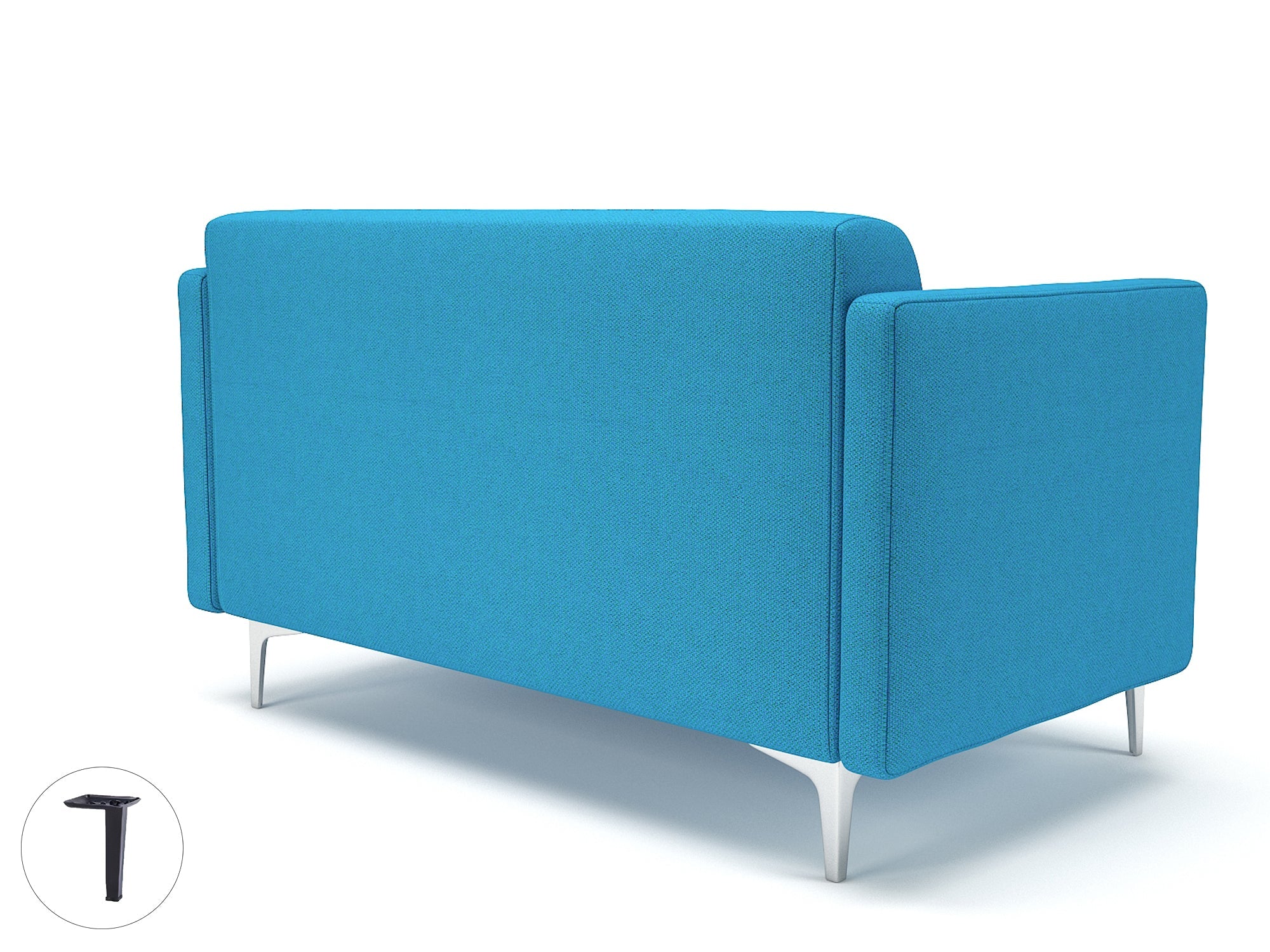 Office furniture napa-slim-arm-125cm-wide-sofa-in-camira-era-fabric Dynamic  Ebony Wood Colour Perennial 