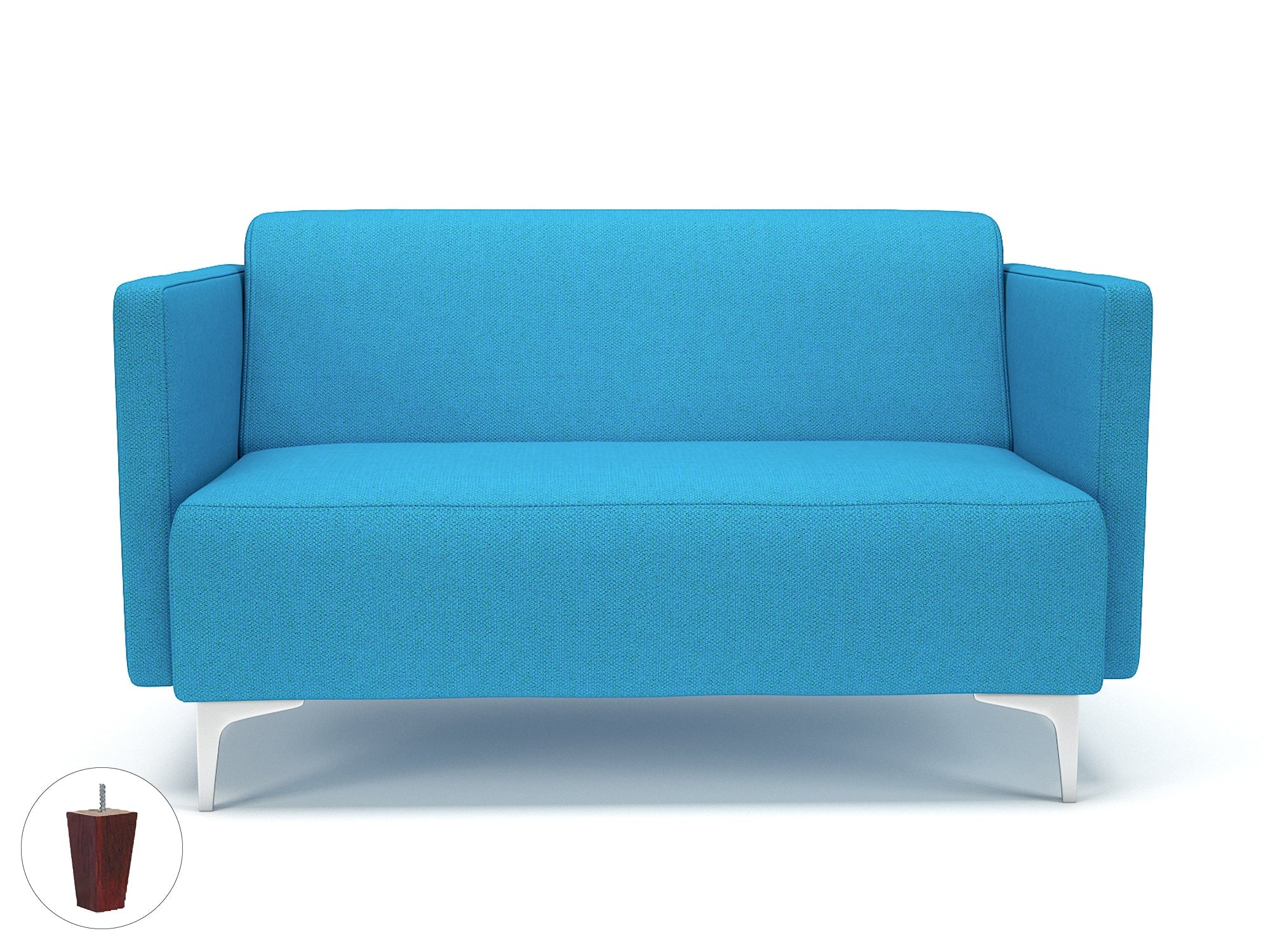Office furniture napa-slim-arm-125cm-wide-sofa-in-camira-era-fabric Dynamic  Matt Black Colour Perennial 