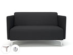Office furniture napa-slim-arm-125cm-wide-sofa-in-warwick-dolly-fabric-with-socket Dynamic  Ebony Wood Colour Lagoon 